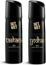 SET WET Yodha,Tashan Luxury & Long Lasting Body Spray I (300 ml, Pack of 2)...