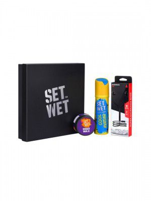 Set Wet Matte Wax 60 g + Cool Avatar Deodorant 150 ml + boAt Bassheads 104 Earphones