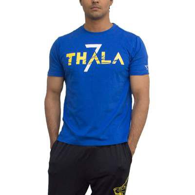 Seven by M.S. Dhoni Men's Regular Fit T-Shirt