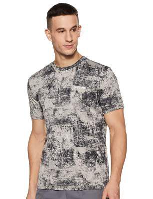 Seven by MS Dhoni Men's Regular T-Shirt (WAMT20-178-4_Light Grey Medium)