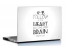 Seven Rays Follow Your Heart Laptop Skin Covers Fits - 15 x 10 Inches...