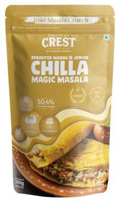 Seven's Crest Sprouted Moong & Jowar Chilla Magic Masala | 200g | Pack of 1