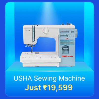 USHA Electric Sewing Machine from Rs.19599 in Flipkart Big Billion Days Sale     