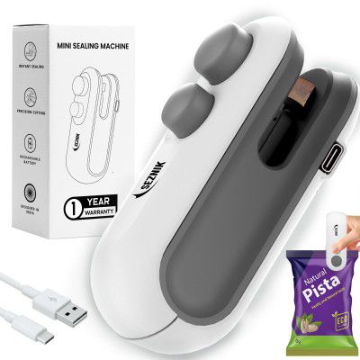 Seznik Portable Mini Sealing Machine, Handheld Packet Sealer for Food