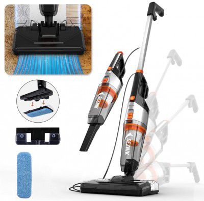 SEZNIK Vacuum Cleaner for Home Use Wet and Dry | Turbo Sweep 3-in-1 Handheld Vacuum Cleaners | Corded, 600W, 20kpa Suction | 200ml Water Tank | Vacuum & Mopping (SZ-V07)