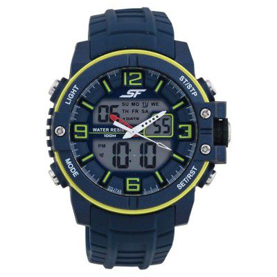 SF Pulse Analog-Digital Black Dial Mens Watch - 77099PP03 / 77099PP03