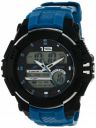 SF Quartz Analog Digital Black Dial Plastic Strap Watch for Men-NP77027PP02...