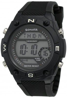 SF Sporty Digital Grey Dial Mens Watch-NL77033PP04