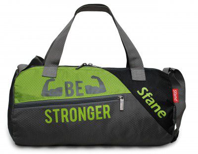 Sfane Polyester Grey Gym Bag/Duffle Bag/Sports Bag/Shoulder Bag/Sports Bags/Gym Bags for Men & Women (Green)
