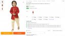 SFC FASHIONS  Boys Festive & Party Sherwani and Churidar Set  (Red Pack of 1)...