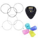 SG Musical | HS Guitar String + Guitar Pick Holder + Guitar Silicon Protectors Fingers 4 Pcs....