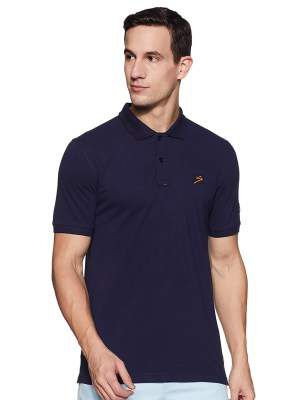 SG POLO3402 Polyester T-Shirt Large (Navy)