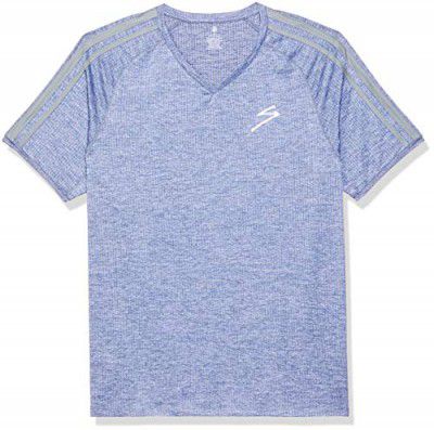 SG Polyester T-Shirt Men RTS RN9 Blue Grey XL, XL(Bue)