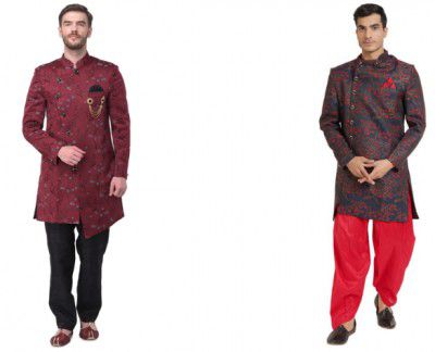 SG RAJASAHAB Men's Sherwani Sets Upto 89% Off
