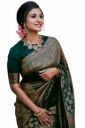 SGF11 Women's Kanjivaram Soft Silk Saree With Blouse Piece...