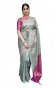 SGF11 Women's Trendy Kanjivaram Soft Lichi Silk Saree With Blouse Piece...