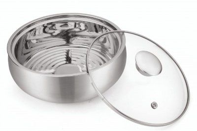 SgnoraWare Roti Server/Belly Shape Insulated Stainless Steel Casserole 