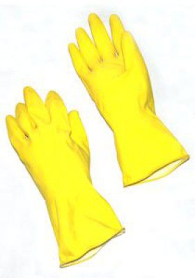 SGS Rubber Gloves Yellow (1 Pair)
