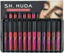 Sh.Huda 12 pc set Liquid matte lipstick...