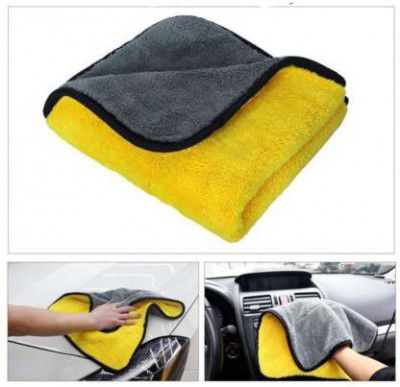SHA MICROFIBER Microfiber Vehicle Washing Cloth  (Pack Of 1, 600 GSM)