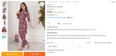 Shabaris Shirt Pant Co-ords Set