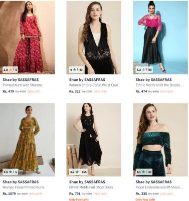 Upto 70% OFF ON Shae By Sassafras Clothing