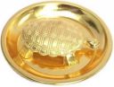 shahinpearlmart Kachua Plate / Tortoise Plate for Home, Office, Shop & Factory | Vastu & Feng Shui Decorative Showpiece Decorative Showpiece - 9 cm  (Metal, Gold)...