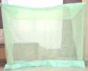 Shahji Creation Double Bed Mosquito Net, Green Color (6X6.5 Feet)...