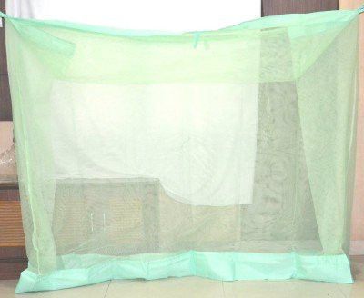 shahji creation Mosquito Net for Single Bed 3 * 6 (Light Green)