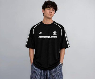 SHAIRA FASHION Men’s Printed Polycotton Relax Fit Round Neck T-Shirt I Half Sleeve Solid Casual & Gym Wear Comfortable Regular T-Shirt