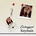 Shaivya Customised Spotify Keychain With Spotify Song Code And Personalised Your Image(2X3 Inches, Clear Acrylic Printed), Cerulean...