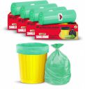 SHALIMAR Premium Oxo - Biodegradable Garbage Bags 19 X 21 Inches (Medium) 120 Bags (4 Rolls) Dustbin Bag/Trash Bag...