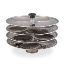 Shanika Stainless Steel 4 Tier Idli Maker/Idli Stand | Idli Plates | Idli Steamer| Idli Sancha (16 idli)...