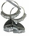 Sharalle Afghani Style Antique Oxidised Jhumka Women Jewellery Earrings for girls...