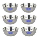 Sharda Metals Stainless Steel Katori Set of 6 - 150 ml Each...