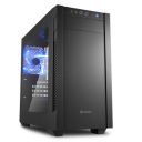 Sharkoon S1000 Window Mid Tower PC Computer Case I Acrylic Side Panel with 2 x 120 mm Fan (pre-Installed) - Black...