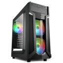 Sharkoon VG6-W RGB Mid Tower PC Computer Case I Support Mini-ITX...