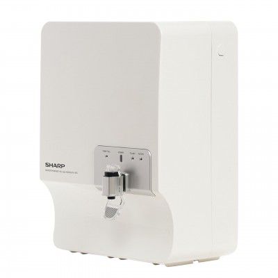 SHARP RO + UV Water Purifier I 7-Stage Purification I CeroSilver Technology I WJ-RR065V-WS, White Silver