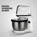 SHARP Stand Mixer EM-S34N-W (300W), 5-Speed, Turbo Mode, 3.4L SS Bowl...
