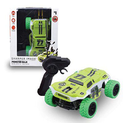 Sharper Image Monster Baja Truck Wireless Remote Controlled Car 360° Rotating High Speed Off Road