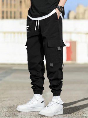 Shasmi Men's Regular Fit Mid Rise Casual Joggers With Elastic Waist (Trouser 156 $P)