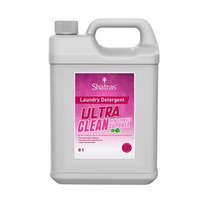 Shatras Pink Lily Liquid Detergent, Laundry Liquid for Fabric Care, Suitable for Top-Load and Front Load Machine and Hand Wash, Concentrated Laundry Detergent