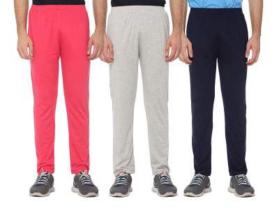 SHAUN Men's Cotton Track Pant (Pack of 3)