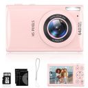 Sheawasy 4K Digital Camera Vlogging Camera Photography And Video 64Mp 18X Digital Zoom Compact Point And Shoot Digital Cameras ...