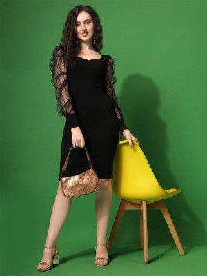 Sheetal Associates Women Bodycon Black Dress