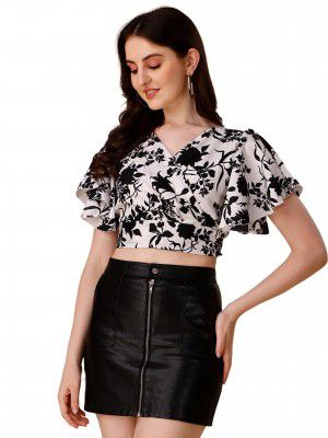 SHEETAL ASSOCIATES Women Casual Flared Sleeves Printed Top