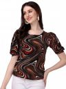 Sheetal Associates Women Casual Puff Sleeves Printed Top...