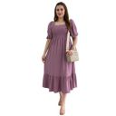 Sheetal Associates Women Casual Regular Sleeves Crepe Solid Fit and Flare Dress - Pack of 1...