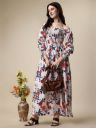 Sheetal Associates Women Fit and Flare Multicolor Dress...