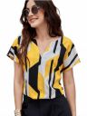 Sheetal Associates Women's Casual Regular Sleeves Printed Top,Multicolor - Pack of 1...
